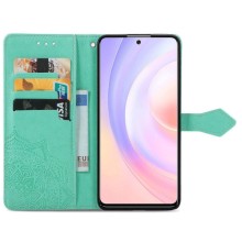 Кожаный чехол (книжка) Art Case с визитницей для Xiaomi Mi A2 Lite / Xiaomi Redmi 6 Pro – Бирюзовый