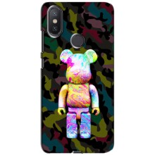 Чехлы для Xiaomi Mi A2 Lite - Bearbrick Louis Vuitton (PREMIUMPrint) (Яркий Bearbrick)