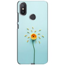 Чехлы с Цветами для Xiaomi Mi A2 Lite (VPrint) (Желтый цветок)