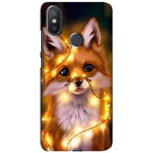 Чохли з картинкою Лисичка для Xiaomi Mi A2 Lite (VPrint) (Лисичка в гірляндах)