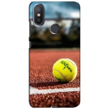 Чехлы с принтом Спортивная тематика для Xiaomi Mi A2 Lite (Теннисный корт)