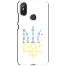 Чохли для Xiaomi Mi A2 Lite Укр. Символіка (AlphaPrint) (Герб з букв)