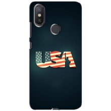 Чехол Флаг USA для Xiaomi Mi A2 Lite (USA)