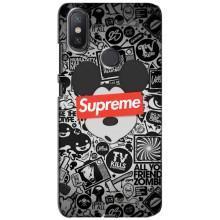 Чехол с Брендами одежды на Сяоми Ми А2 Лайт – Supreme Маус