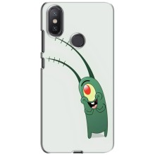 Чехол с картинкой "Одноглазый Планктон" на Xiaomi Mi A2 Lite (Милый Планктон)