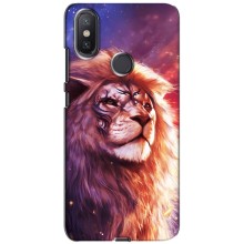 Чехол со Львом для Xiaomi Mi A2 Lite (VPrint) (Красочный Лев)