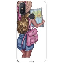 Чехол Стильные девушки на Xiaomi Mi A2 Lite – Девушка Путешественник