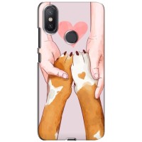 Чехол (ТПУ) Милые собачки для Xiaomi Mi A2 Lite – Любовь к собакам