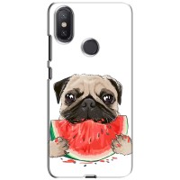Чехол (ТПУ) Милые собачки для Xiaomi Mi A2 Lite – Смешной Мопс