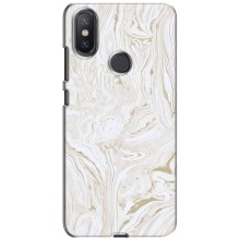 Мраморный чехол на Xiaomi Mi A2 Lite (VPrint) (Белый мрамор)