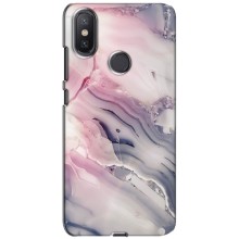 Мраморный чехол на Xiaomi Mi A2 Lite (VPrint) (Пурпурный Мрамор)