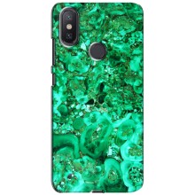 Мраморный чехол на Xiaomi Mi A2 Lite (VPrint) (Салатный Мрамор)