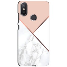 Мраморный чехол на Xiaomi Mi A2 Lite (VPrint) (Тройной мрамор)