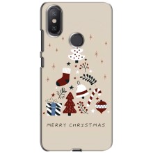 Рождественские Чехлы для Xiaomi Mi A2 Lite (VPrint) (Merry Christmas)