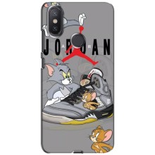 Силиконовый Чехол Nike Air Jordan на Сяоми Ми А2 Лайт (Air Jordan)