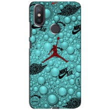 Силиконовый Чехол Nike Air Jordan на Сяоми Ми А2 Лайт (Джордан Найк)