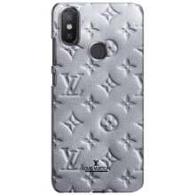 Текстурный Чехол Louis Vuitton для Сяоми Ми А2 Лайт – Белый ЛВ