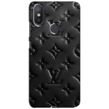 Текстурний Чохол Louis Vuitton для Сяомі Мі А2 Лайт – Чорний ЛВ
