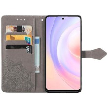 Кожаный чехол (книжка) Art Case с визитницей для Xiaomi Mi 6X / Mi A2 – Серый