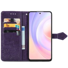 Кожаный чехол (книжка) Art Case с визитницей для Xiaomi Mi 6X / Mi A2 – Фиолетовый