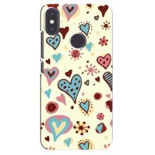 Чехлы для любимой на Ксиаоми Ми Эй 2 (VPrint) (Сердечки)