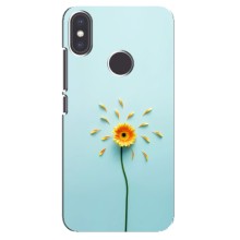 Чехлы с Цветами для Xiaomi Mi A2 (VPrint) (Желтый цветок)