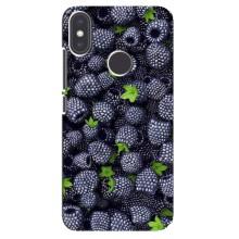 Чехлы с Фруктами для Xiaomi Mi A2 (VPrint) (Ежевика)