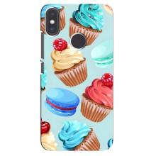 Чехлы с Фруктами для Xiaomi Mi A2 (VPrint) (Кексики)