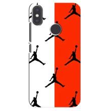 Чехлы для Xiaomi Mi A2 - с картинкой JORDAN (AlphaPrint) (Лого Джордан)