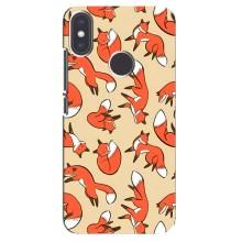 Чехлы с картинкой Лисички для Xiaomi Mi A2 (VPrint) (Лисички)