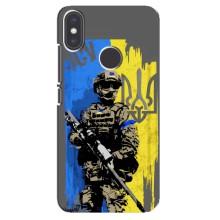 Чехлы с картинкой ЗСУ для Xiaomi Mi A2 (AlphaPrint) – АРТ солдат