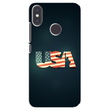 Чехол Флаг USA для Xiaomi Mi A2 – USA