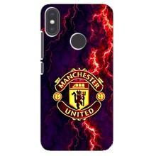 Чехол Манчестер Юнайтед для Ксиаоми Ми Эй 2 (AlphaPrint) (огненный Манчестер)