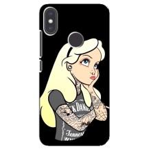 Чехол с печатью для Xiaomi Mi A2 - (Мода) (AlphaPrint) (Девочка в тату)