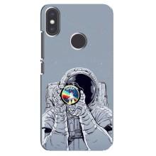 Чехол NASA для Xiaomi Mi A2 (AlphaPrint) (Космонавт фото)