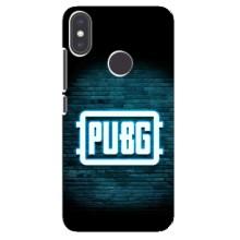 Чехол PUBG для Ксиаоми Ми Эй 2 (AlphaPrint) (Лого PUBG)