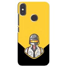 Чехол PUBG для Ксиаоми Ми Эй 2 (AlphaPrint) (Пабг в шлеме)