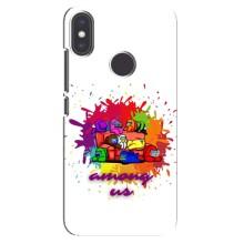 Чехол Амонг Ас для Xiaomi Mi A2 (AlphaPrint) (Яркий АмонгАс)