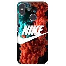 Чехол для Xiaomi Mi A2 - с принтом Найк (AlphaPrint) (Дымчатый найк)