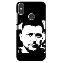Чехол для Xiaomi Mi A2 (AlphaPrint - с принтом Зеленского) – Зеленский АРТ