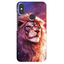 Чехол со Львом для Xiaomi Mi A2 (VPrint) (Красочный Лев)