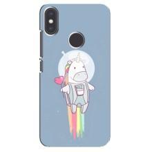 Чехол Unicorn на Xiaomi Mi A2 (Единорог космонавт)