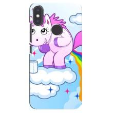Чехол Unicorn на Xiaomi Mi A2 (Радуга единорожка)