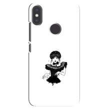 Чехлы Венсдей на Xiaomi Mi A2 Уэнсдей (AlphaPrint)