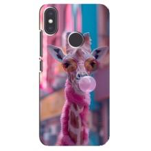 Чехол с принтом стильные животные для Ксиаоми Ми Эй 2 – Стильный жирав