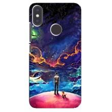 Космические Чехлы для Ксиаоми Ми Эй 2 (VPrint) (Галактический вид)