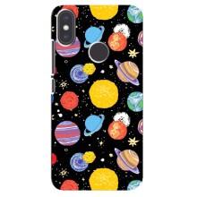 Космические Чехлы для Ксиаоми Ми Эй 2 (VPrint) (Рисованные планеты)
