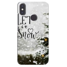 Новогодние, Праздничные Чехлы для Xiaomi Mi A2 - 2024 год (Let it snow)