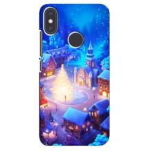 Рождественские Чехлы для Xiaomi Mi A2 (VPrint) (Рождественский город)