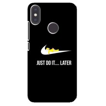 Силиконовый Чехол на Xiaomi Mi A2 с картинкой Nike (Later)